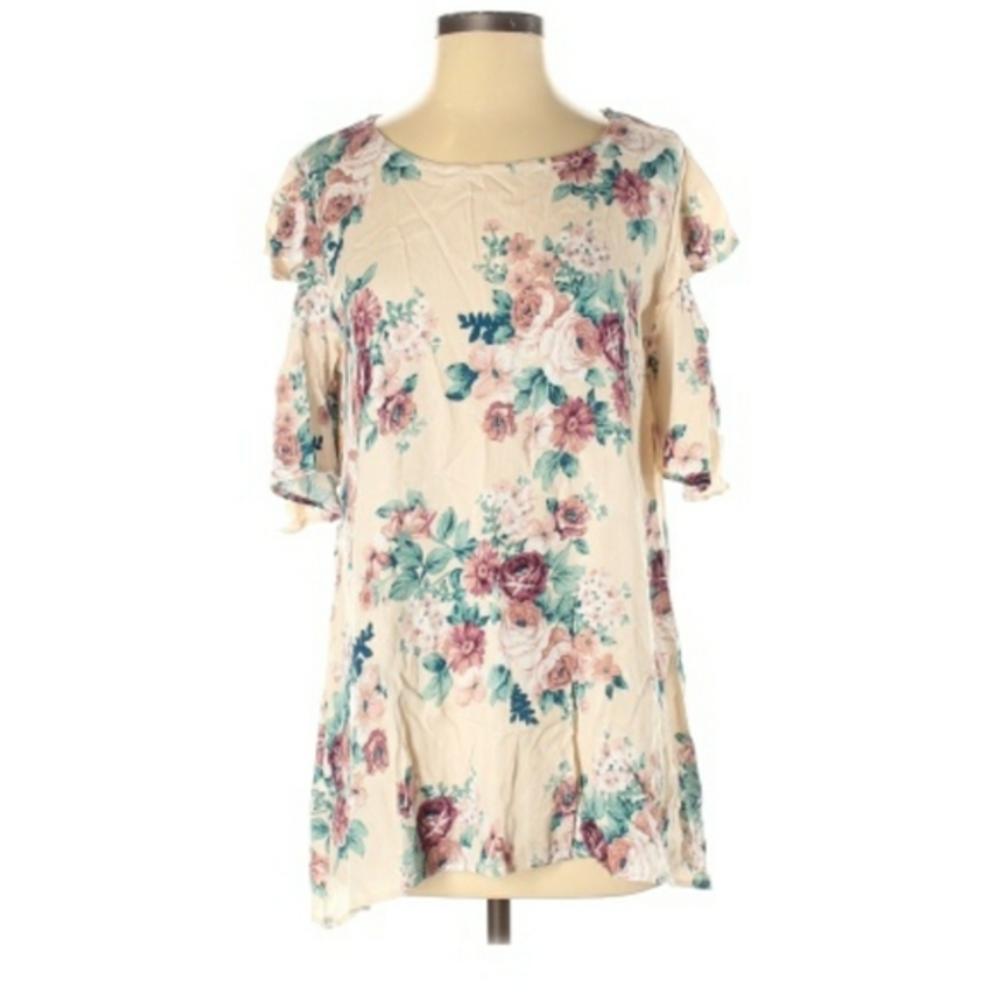 143 Story Blouse Small Top‎ Floral Cottagecore